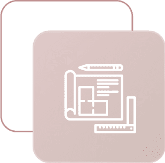 Blueprint, pencil, and ruler icon design.